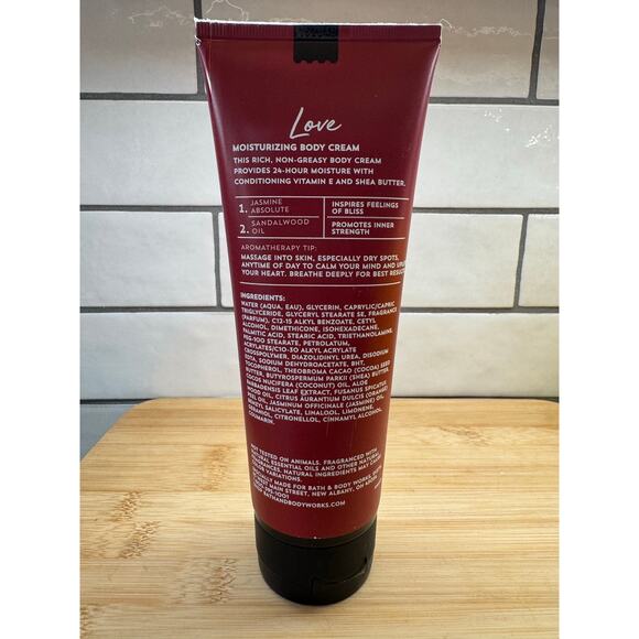 Bath & Body Works Aromatherapy LOVE Jasmine Sandalwood Body Cream 8 oz - Picture 2 of 2